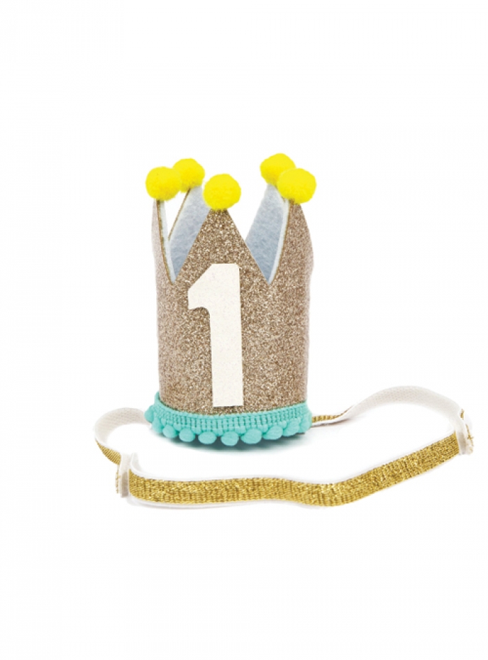 Καπελάκι 1st Birthday Gold Crown