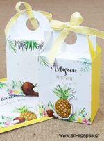 3D-Βαλιτσάκι-Tropical-Pineapple-1-2.jpg Μπομπονιέρα 3D Βαλιτσάκι Tropical Pineapple