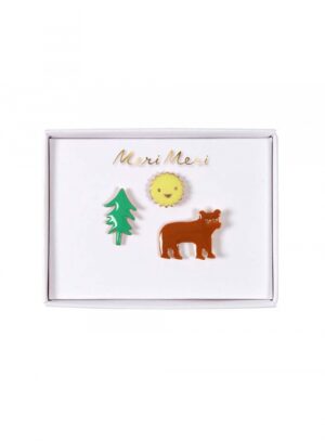 Καρφίτσες  Bear,  Sun  &  Tree-EOL