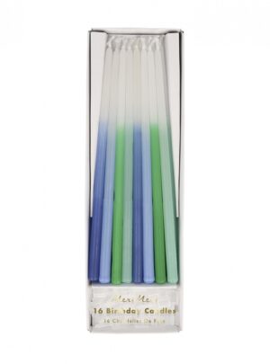 Κεριά  Blue  Dipped  Tapered 