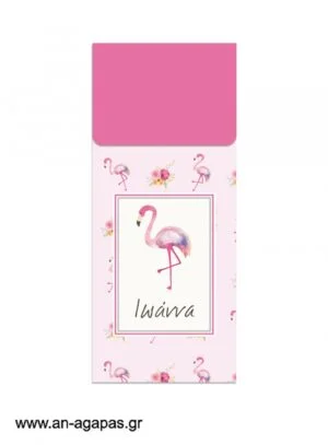 Μπομπονιέρα  Bubbles  Flamingo