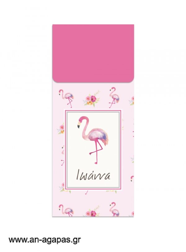 Μπομπονιέρα  Bubbles  Flamingo