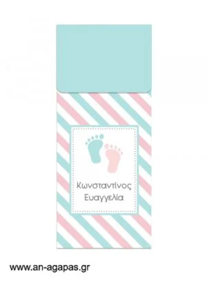 Μπομπονιέρα  Bubbles  Happy  Feet 