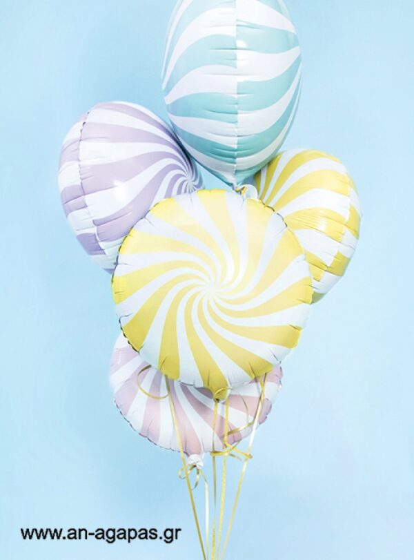 Foil-Candy-Κίτρινο-1.jpg Μπαλόνι Foil Candy Κίτρινο