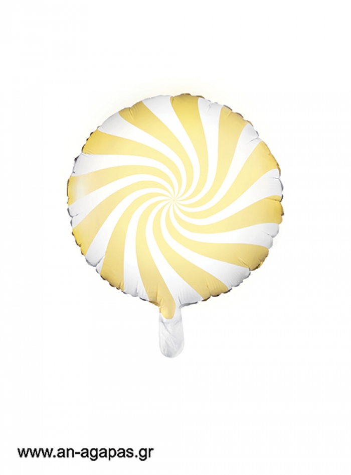 Μπαλόνι Foil Candy Κίτρινο