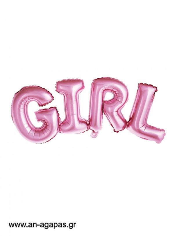 Μπαλόνι Foil Girl Pink
