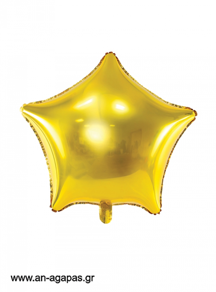 Μπαλόνι Foil Αστέρι Χρυσό