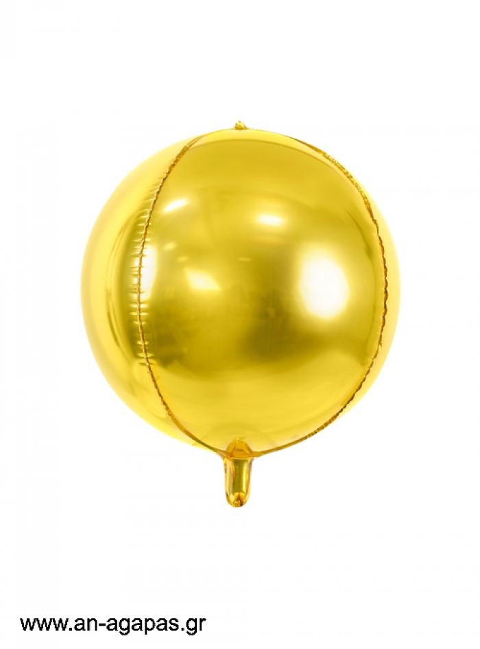 Μπαλόνι Foil Σφαίρα Χρυσή