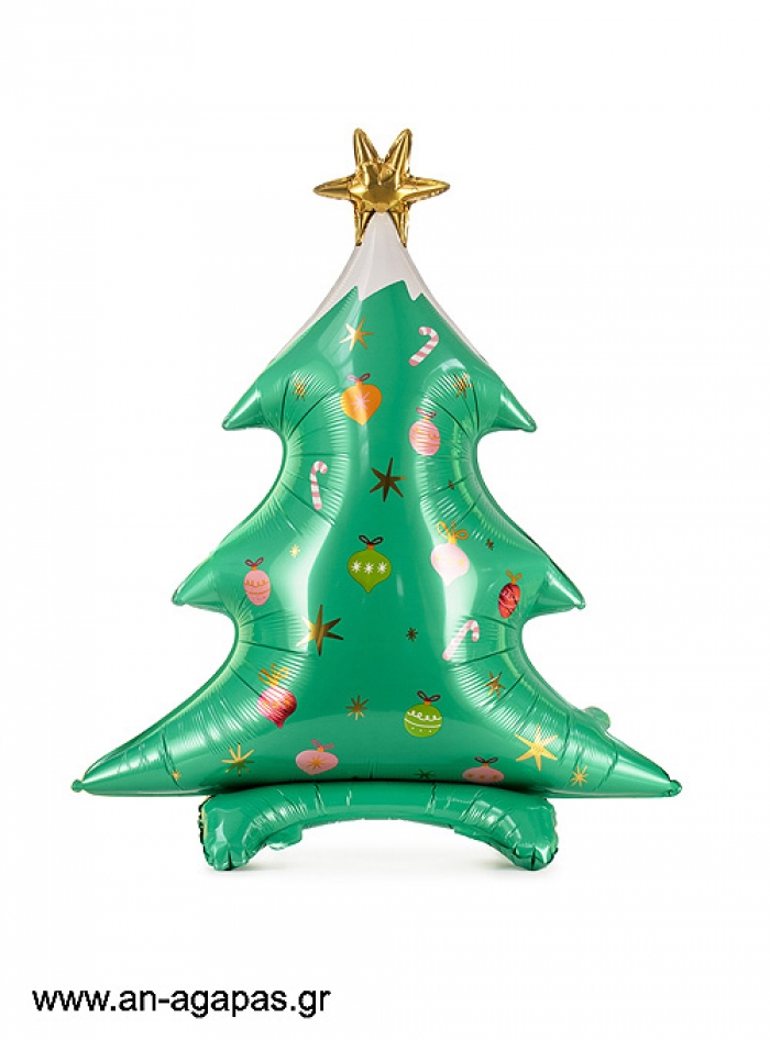 Μπαλόνι Foil Χριστουγεννιάτικο Δέντρο
