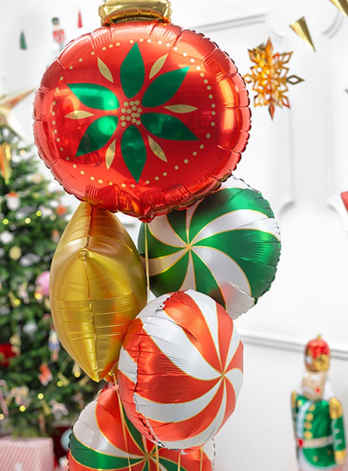 Μπαλόνι Foil Χριστουγεννιάτικο Στολίδι