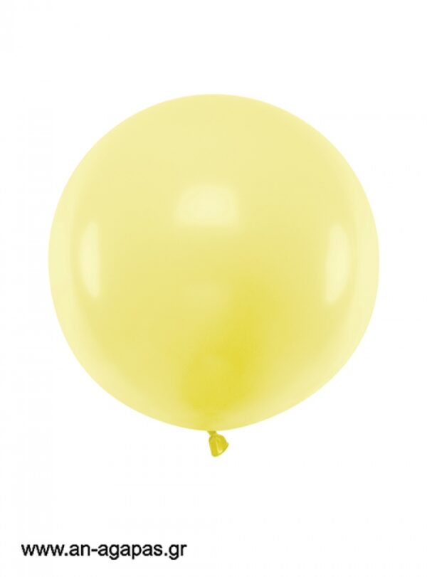 Μπαλόνι Giant Στρογγυλό Κίτρινο (60εκ)