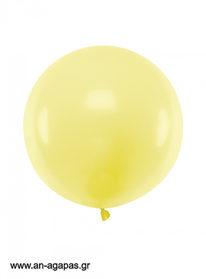 Μπαλόνι Giant Στρογγυλό Κίτρινο (60εκ)