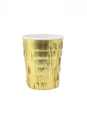 Ποτήρι  Gold  Fringe  (8τμχ) 