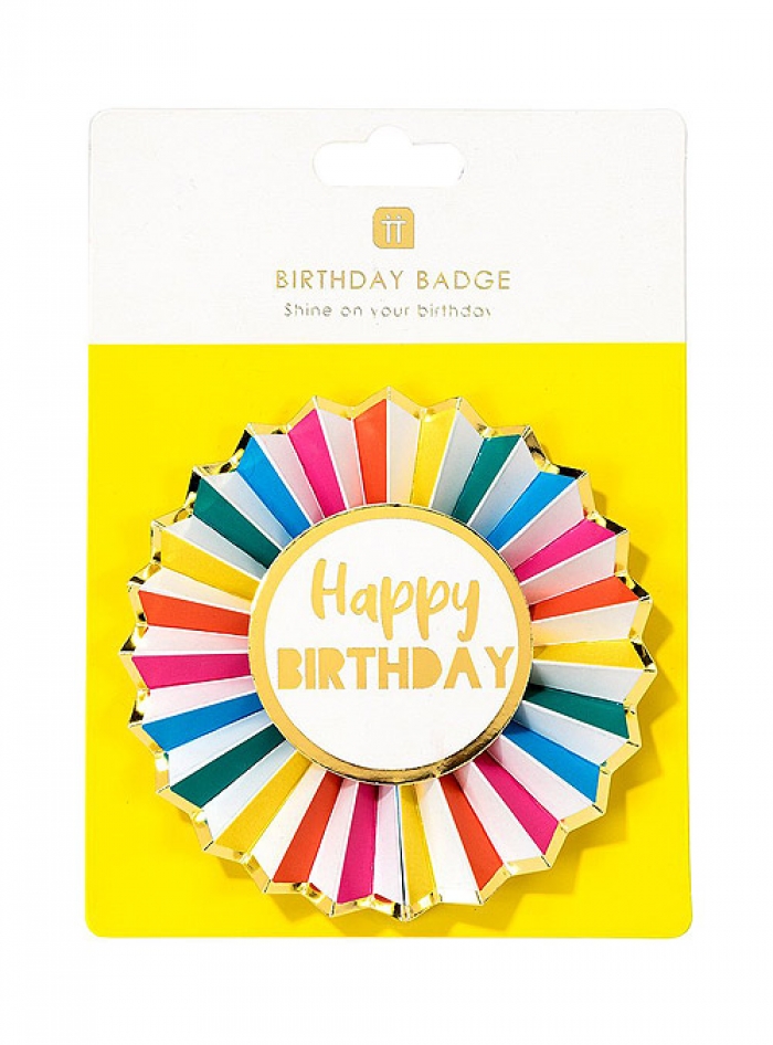 Κονκάρδα Happy Birthday Rainbow
