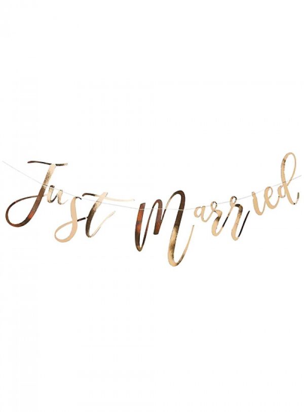 Γιρλάντα Just Married