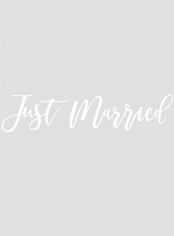 Αυτοκόλλητο Just Married