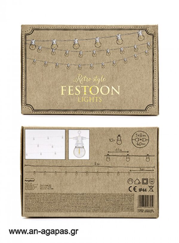 Λαμπάκια LED Festoon White