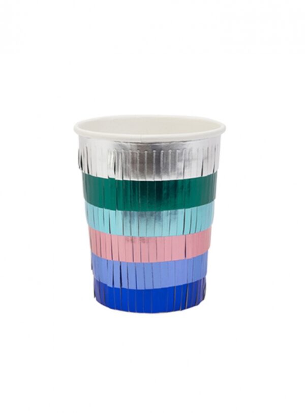 Ποτήρι  Metallic  Fringe,  8τμχ