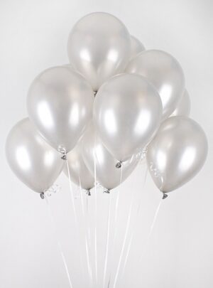 Μπαλόνια  Perle  Silver
