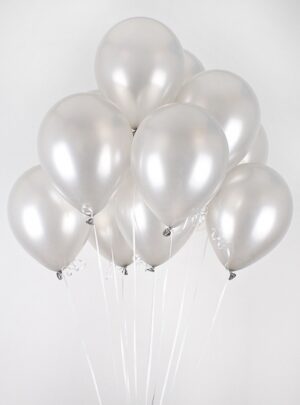 Μπαλόνια  Perle  Silver 