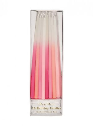Κεριά  Pink  Dipped  Tapered 