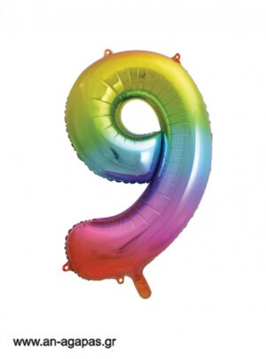  "Μπαλόνι  Rainbow  9" 