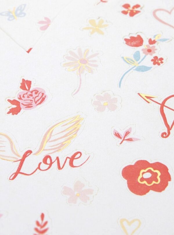 Αυτοκόλλητα Valentine (5sheets)