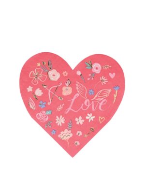 Χαρτοπετσέτα Valentine’s Heart (16τμχ)
