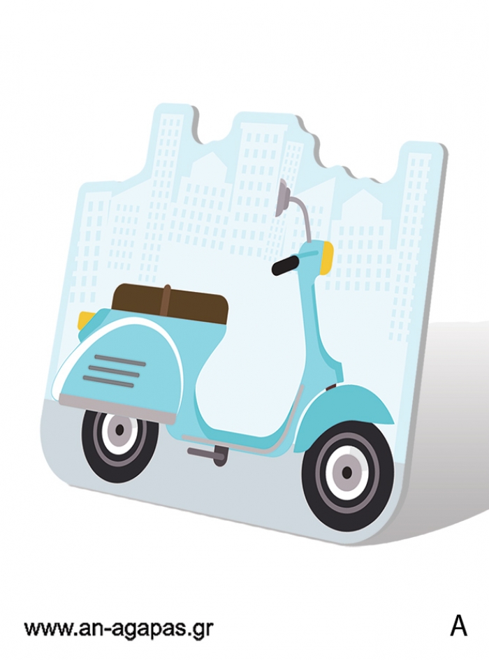 Διακόσμηση Vespa Μονόγραμμα