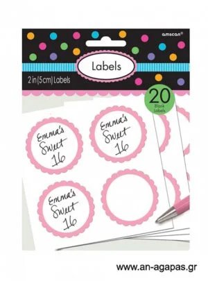 Ετικέτες  buffet  ροζ 