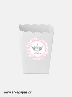 ΑΝ  ΑΓΑΠΑΣ  –  Round  stickers  Little  Princess 