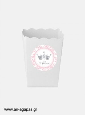 ΑΝ  ΑΓΑΠΑΣ  –  Round  stickers  Little  Princess