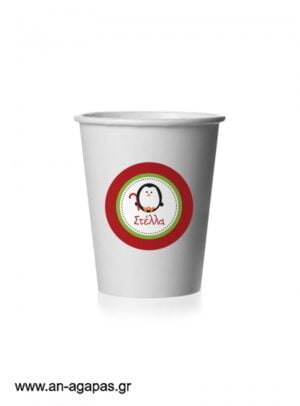 ΑΝ  ΑΓΑΠΑΣ  –Round  Stickers  Holiday  Joy 