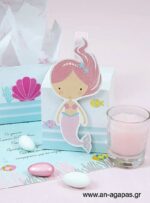 Βάπτισης-3D-Κουτί-Cute-Mermaid-1-2.jpg Μπομπονιέρα Βάπτισης 3D Κουτί Cute Mermaid