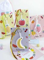Μπομπονιέρα Βάπτισης Mαξιλαράκι Mπρελόκ Fruits