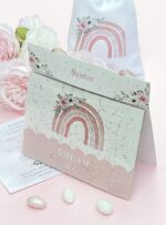Βάπτισης-Puzzle-Flower-Rainbow-2.jpg Μπομπονιέρα Βάπτισης Puzzle Flower Rainbow
