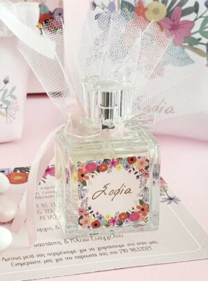 Μπομπονιέρα Βάπτισης Άρωμα Pink Blossom