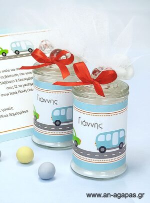 Μπομπονιέρα  Βάπτισης  Αρωματικό  Κερί  Vroom  Vroom