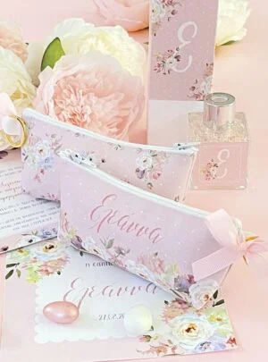 Μπομπονιέρα Βάπτισης Κασετίνα English Garden