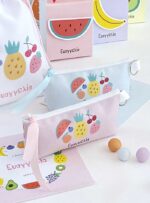 Μπομπονιέρα Βάπτισης Κασετίνα Μπρελόκ Fruits