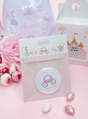 Μπομπονιέρα Βάπτισης Κονκάρδα Hello Princess