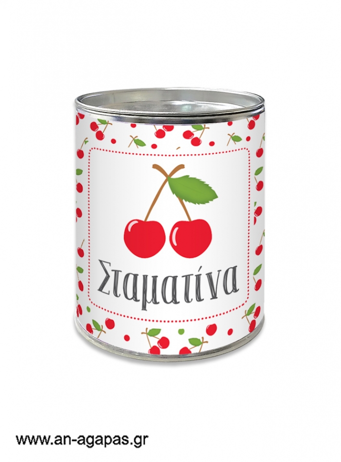Μπομπονιέρα Βάπτισης Κουμπαράς Cherries