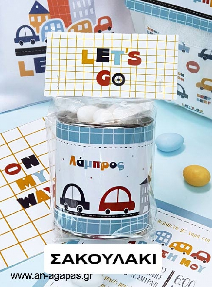 Μπομπονιέρα  Βάπτισης  Κουμπαράς  Ice-Cream