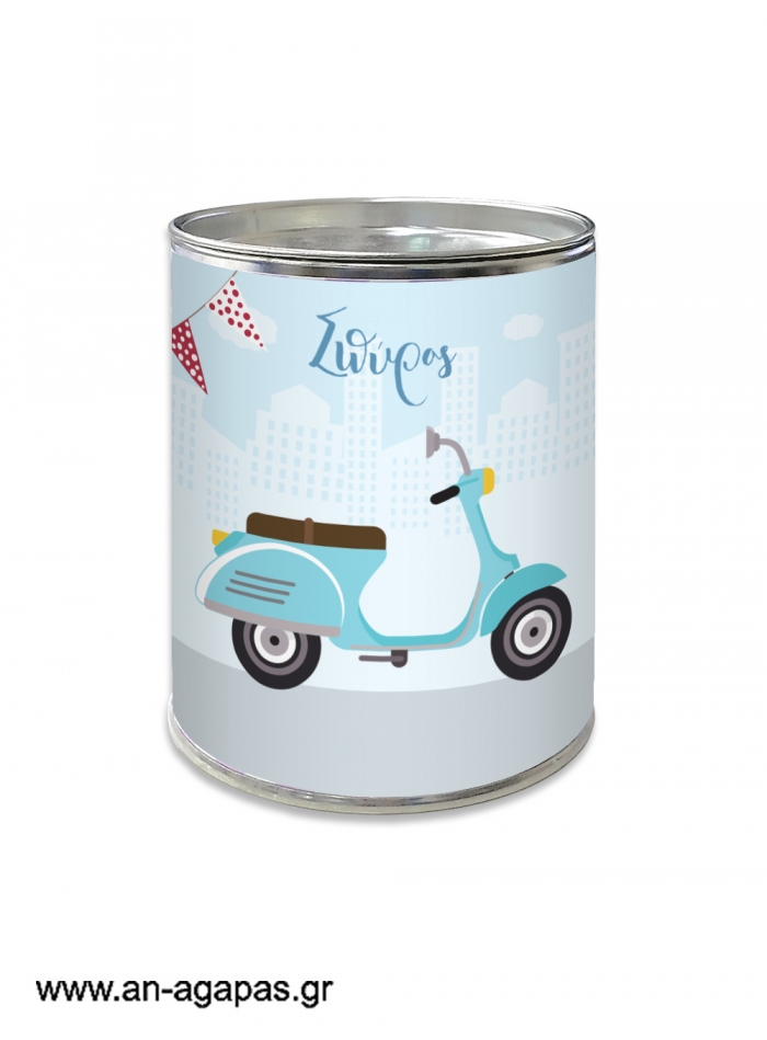 Μπομπονιέρα  Βάπτισης  Κουμπαράς  Vespa
