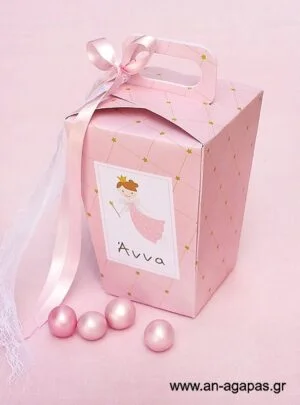 Μπομπονιέρα  Βάπτισης  Κουτάκι  Cute  Fairy 