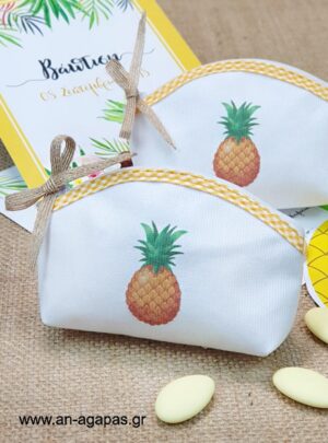 Μπομπονιέρα  Βάπτισης  Πορτοφολάκι  Tropical  Fruit