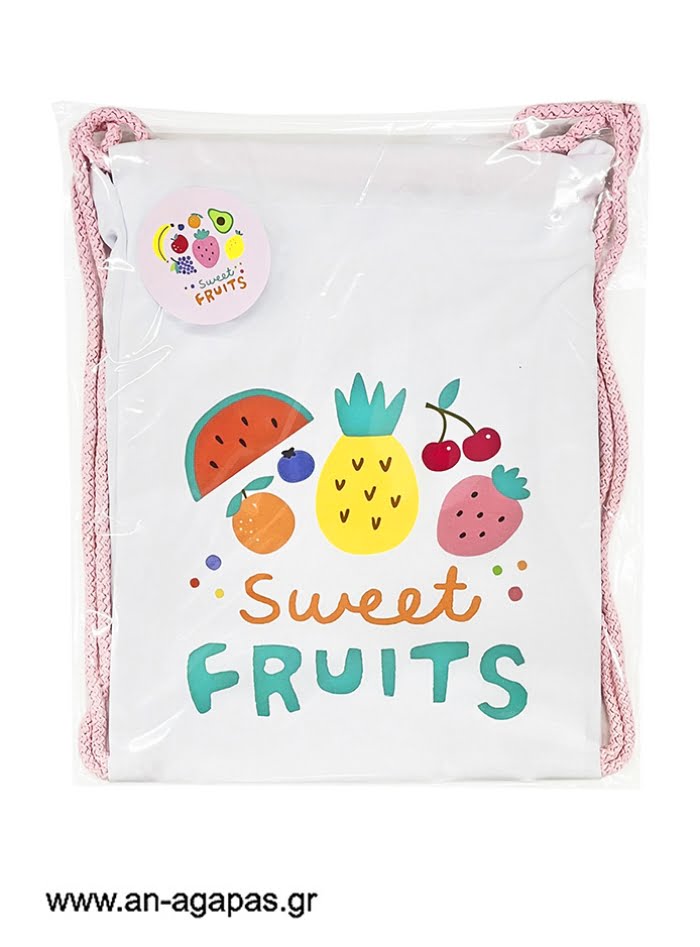 Μπομπονιέρα Βάπτισης Σακίδιο Πλάτης Fruits