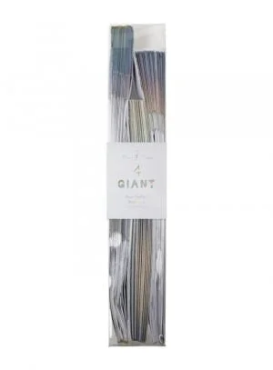 Διακοσμητικές  Βεντάλιες  Giant  Holographic  Silver  –  EOL