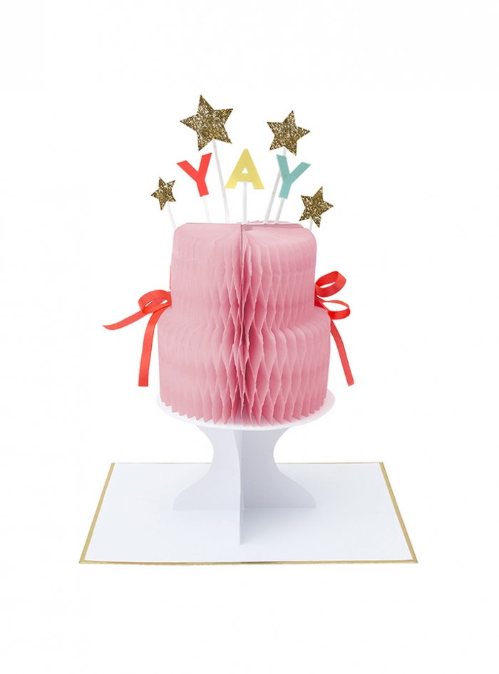 Κάρτα  Γενεθλίων  Yay!  Cake