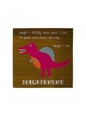 Χαρτοπετσέτα  Γλυκού  Dinosaur  (20τμχ) 